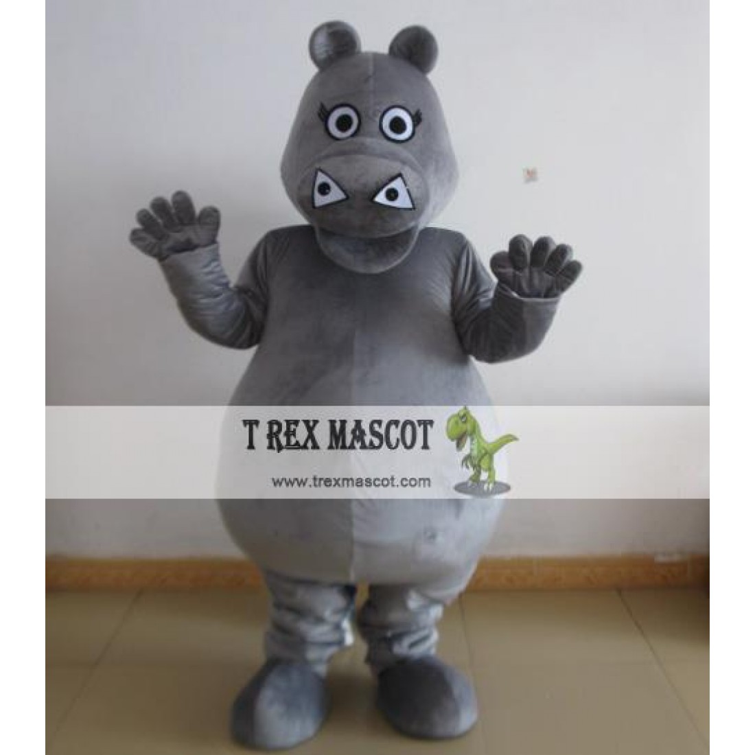 Lovely Adult Hippo Mascot Costume