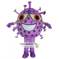 Virus Bacteria Mascot Costume Virus Outfit