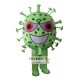 Virus Bacteria Mascot Costume Virus Outfit