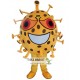 Virus Bacteria Mascot Costume Virus Outfit