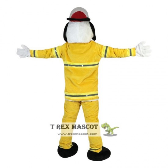 Sparky The Fire Dog Mascot Costume