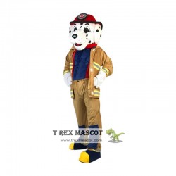 Sparky The Fire Dog Mascot Costume