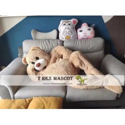 Brown Teddy Bear Mascot Costume