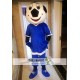 Blue Football Mascot Costume