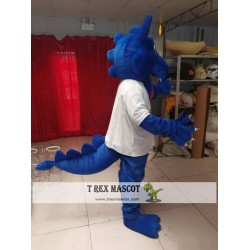 Blue Dragon Mascot Costume