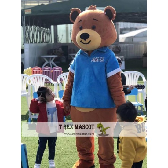 Brown Bear Mascot Costume