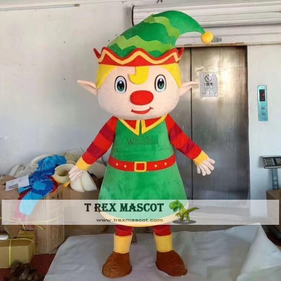 Elf Prince Boy Mascot Costume