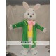 Easter Bunny Rabbit Mascot Costume With Coat