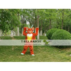 Orange Dragon Realistic Fursuit Animal Mascot Costumes