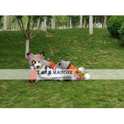 Dog Fox Wolf Realistic Fursuit Animal Mascot Costumes