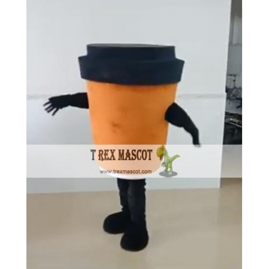 Coffee Cup Mascot Costume For Adult