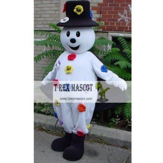 Christmas Flower Snowman Mascot Costumes