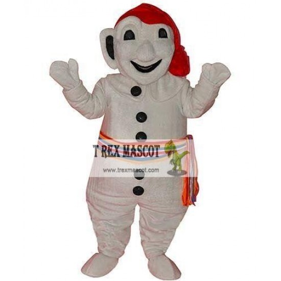 Christmas Red Snowman Mascot Costumes