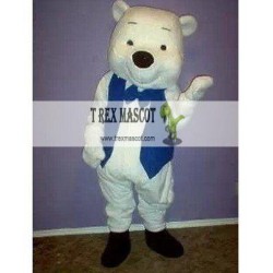 Teddy Bear in a vest Mascot Costumes