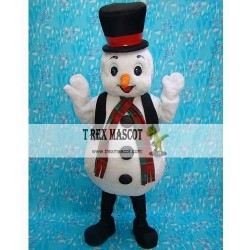 Christmas Victorian snowman Mascot Costumes