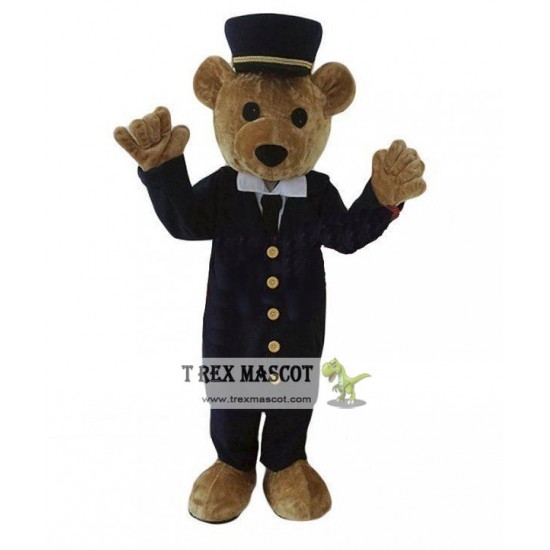 Teddy Bear Conductor Mascot Costumes