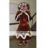 Christmas Lady Gingerbread Heart Mascot Costumes