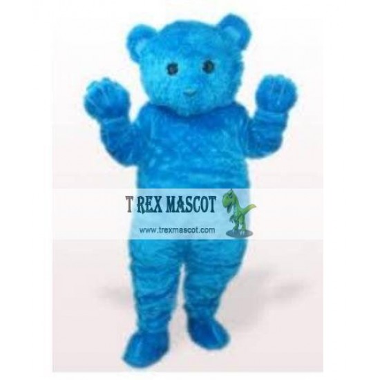 Blue Teddy Bear Mascot Costumes