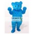 Blue Teddy Bear Mascot Costumes