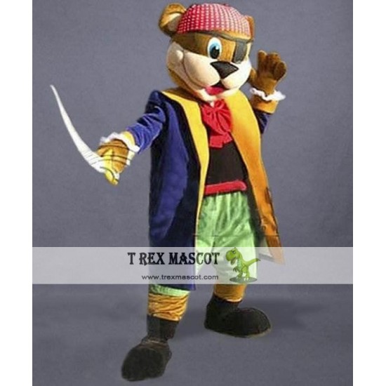 Pirate Bear Mascot Costumes