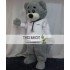 Grey Bear Mascot Costumes