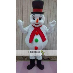 Frosty The  Snowman Mascot Costume Party Character