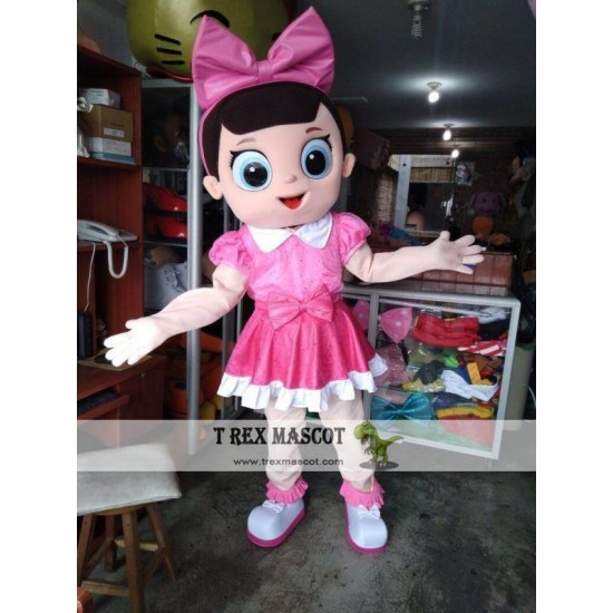 Girl Mascot Costume Party Character