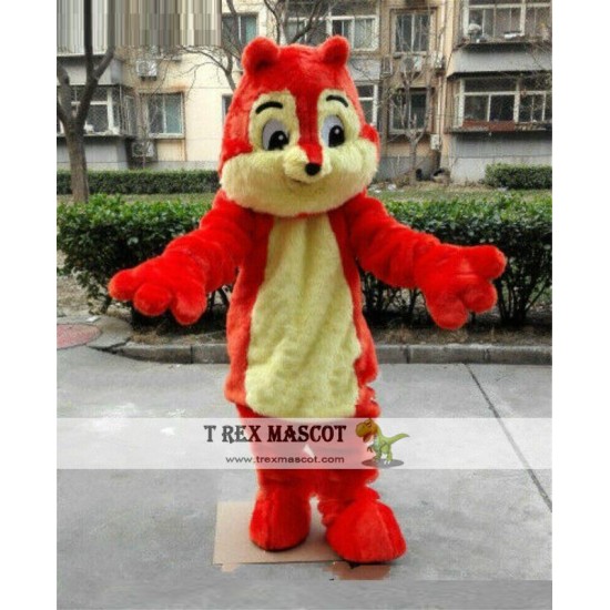 Squirrel Mascot Costume Suit Cosplay Party