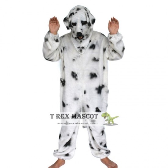 Realistic Dalmatian Dog Fursuit Mascot Costume