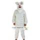 Realistic White Pig Fursuit Mascot Costume