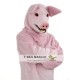 Animal Pink pig Fursuit Mascot Costume for Adult