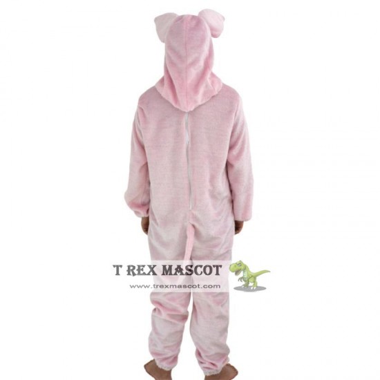 Animal Pink pig Fursuit Mascot Costume for Adult