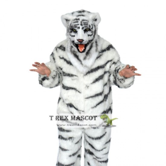 Animal Tiger Fursuit Mascot Costume for Adult