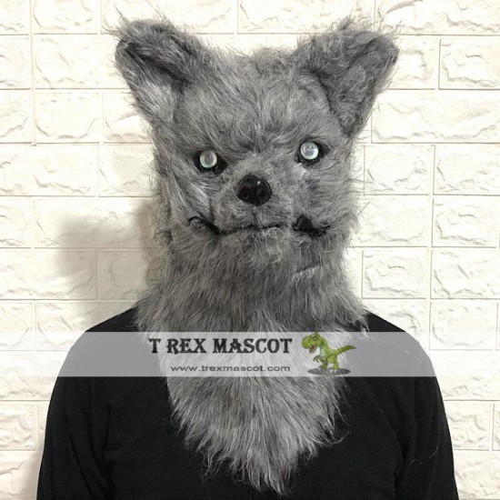 Animal Wolf Fursuit Head Mascot Head