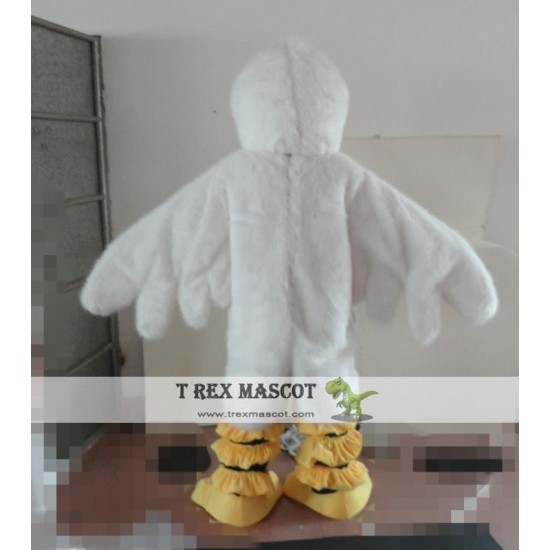 Cartoon White Bird Mascot Costume