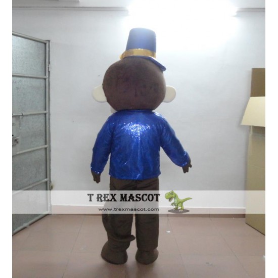 Blue Monkey Mascot Costume