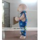 Blue Pig Mascot Costume