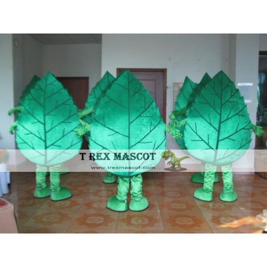 Green Tree Leaf Mascot Costumes