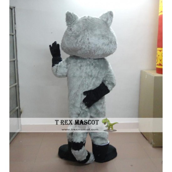 Gray Fox Mascot Costume