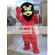 Red Lion Cartoon Mascot Costume