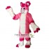 Pink Fox Husky Fursuit Mascot Costume