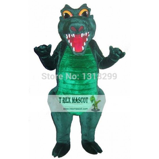 Gator Aligator Crocodile Croc Mascot Costume