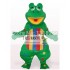 Colorful Frog Prince Mascot Costume