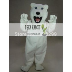 Iggy White Bear Mascot Costume