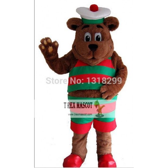 Cod Liver Bear Mascot Costume