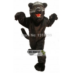 Fierce Black Panther Mascot Costume