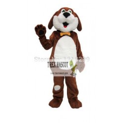 Buddy White & Brown Dog Mascot Costume