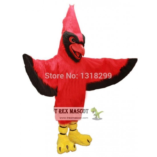 Red Jay Cardinal Mascot Costume