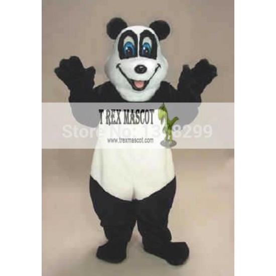 Happy Panda Bear Mascot Costume