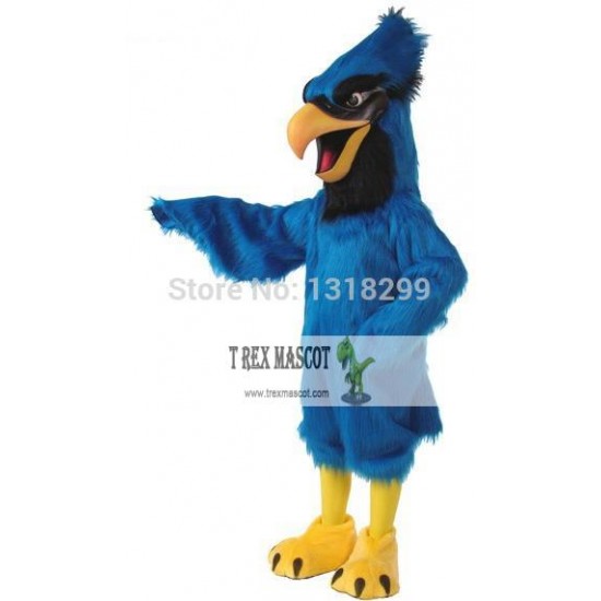 Blue Eagle Plush Mascot Costume